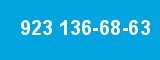 923 136-68-63